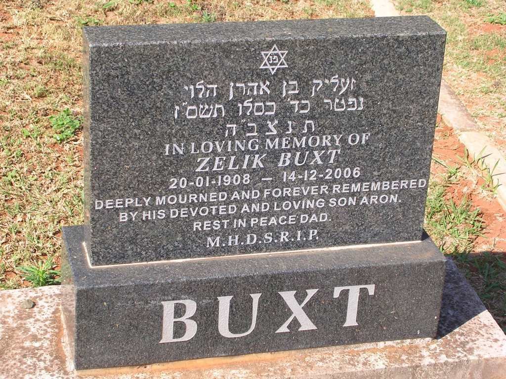 BUXT Zelik 1908-2006