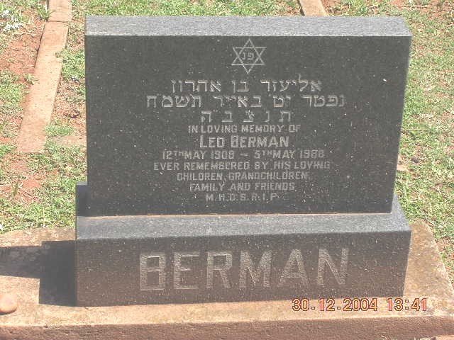 BERMAN Leo 1908-19??