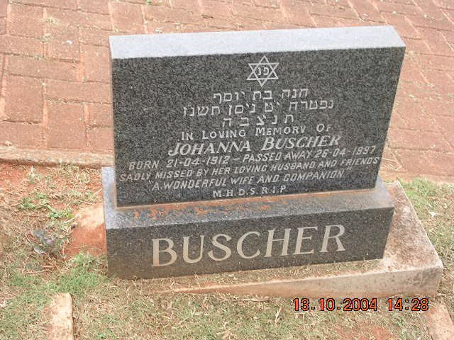 BUSCHER Johanna 1912-1997