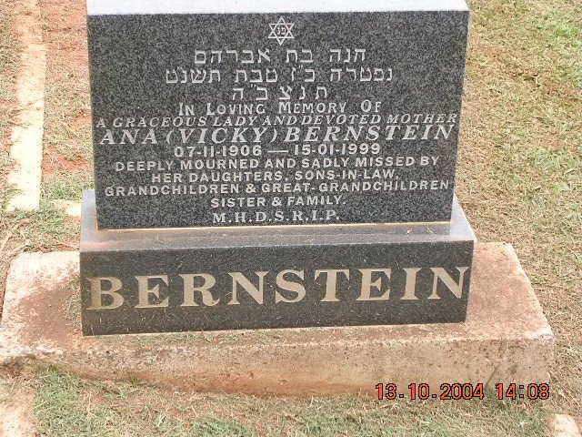 BERNSTEIN Ana 1906-1999