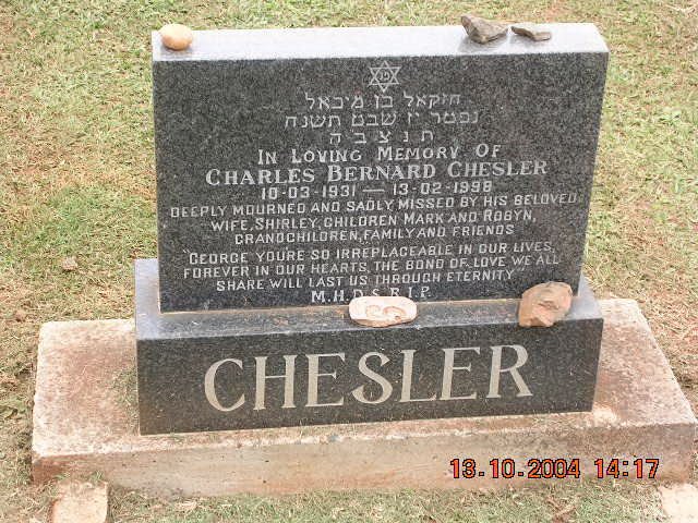 CHESLER Charles Bernard 1931-1998