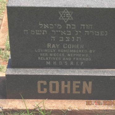 COHEN Ray
