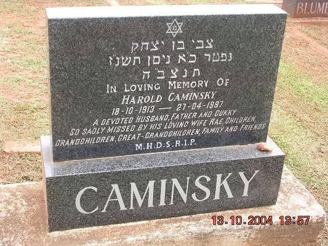CAMINSKY Harold 1913-1997