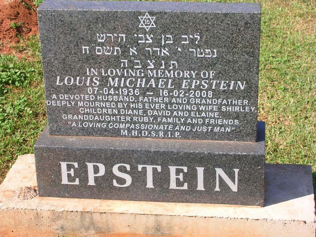 EPSTEIN Louis Michael 1936-2008