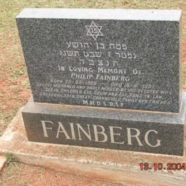 FAINBERG Philip 1908-1997