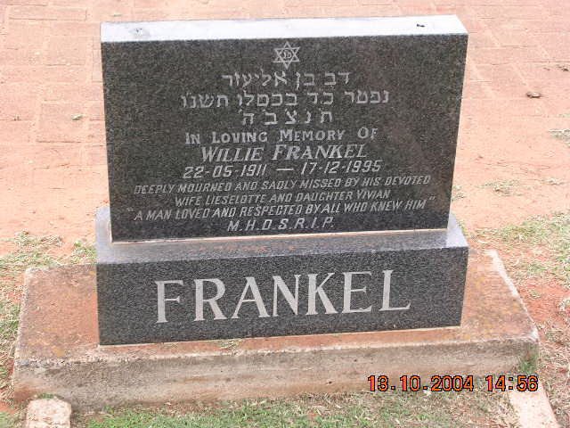 FRANKEL Willie 1911-1995