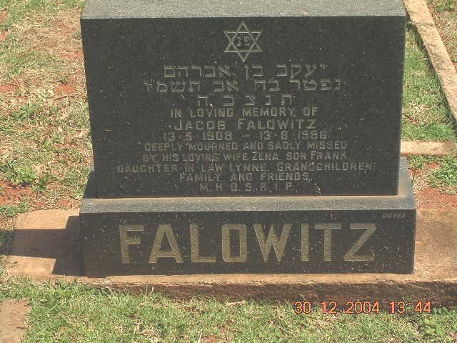 FALOWITZ Jacob 1908-1986