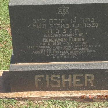 FISHER Benjamin 1908-1986