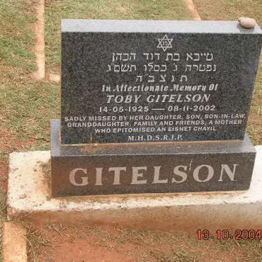 GITELSON Toby 1925-2002