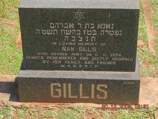 GILLS Nan -1984