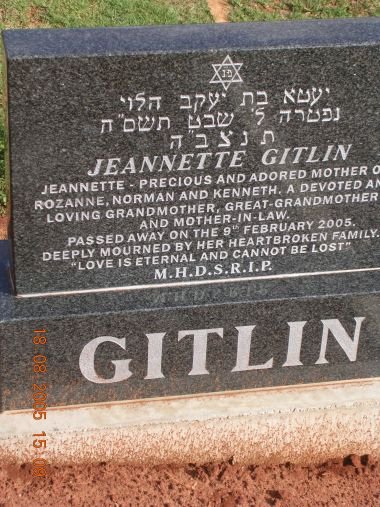 GITLIN Jeannette -2005