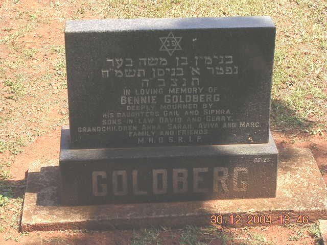 GOLDBERG Bennie