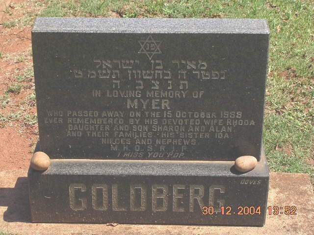 GOLDBERG Myer -1983