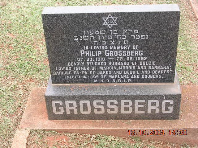 GROSSBERG Philip 1918-1992