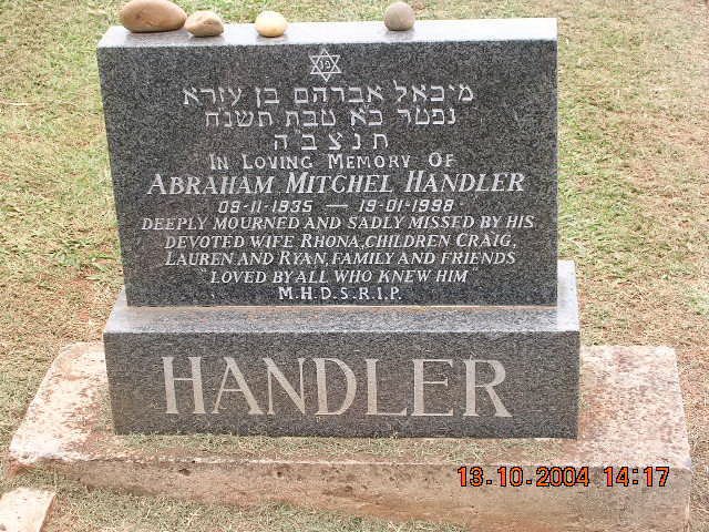 HANDLER Abraham Mitchel 1935-1998