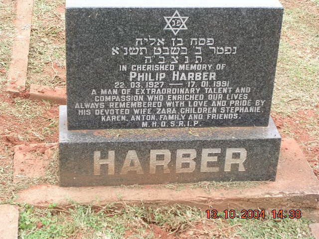 HARBER Philip 1927-1991