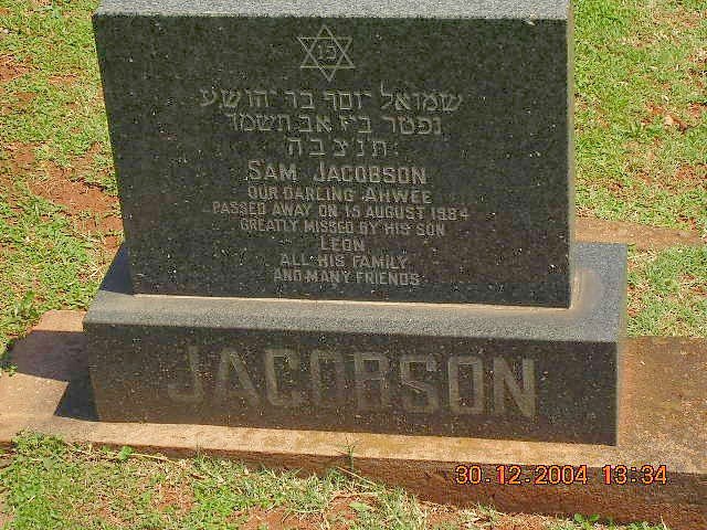 JACOBSON Sam -1984