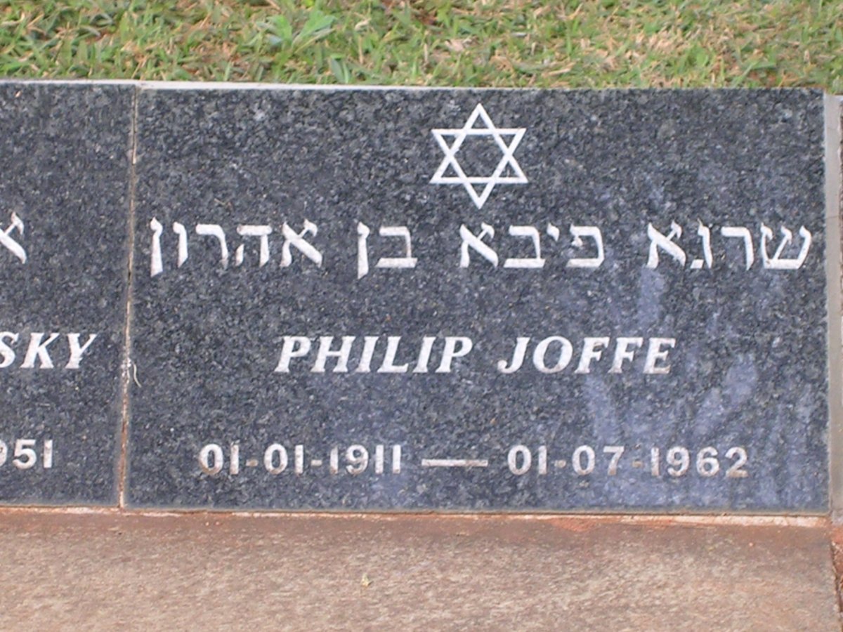 JOFFE Philip 1911-1962