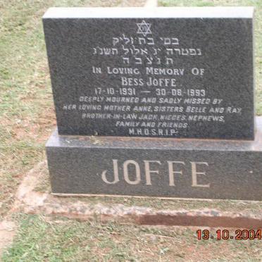JOFFE Bess 1931-1993