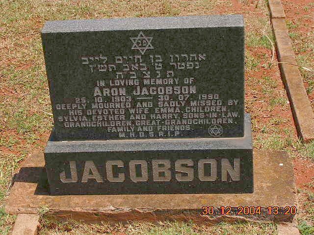 JACOBSON Aron 1903-1990