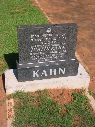 KAHN Justin 1915-2008