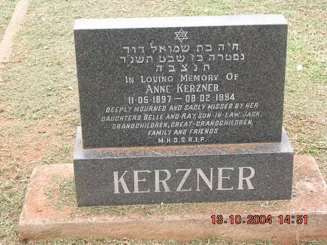 KERZNER Anne 1897-1994