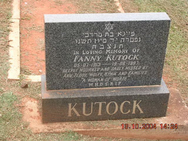 KUTOCK Fanny 1913-1997