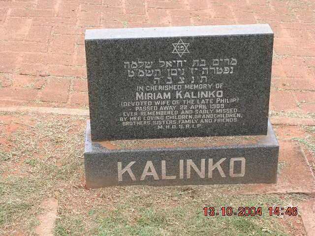 KALINKO Miriam -1989
