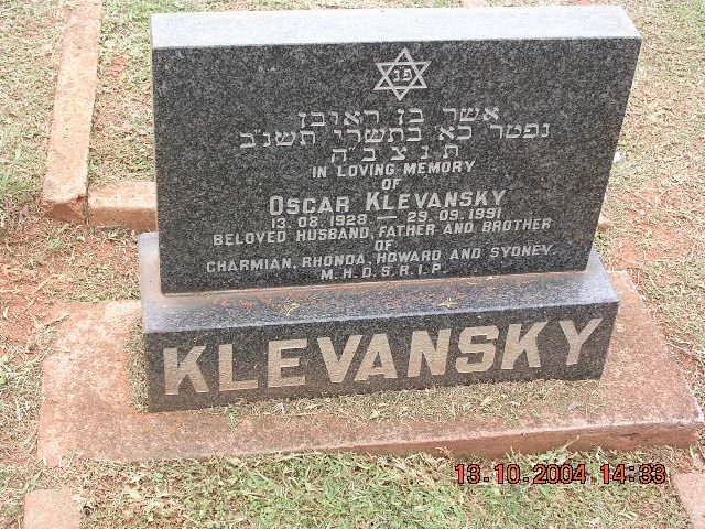 KLEVANSKY Oscar 1928-1991