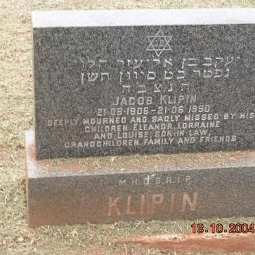 KLIPIN Jacob 1906-1990