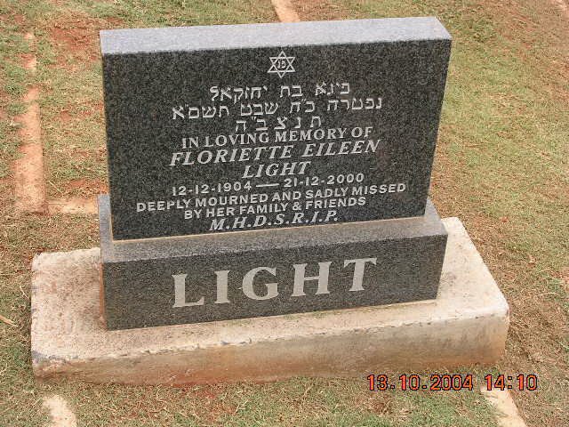 LIGHT Floriette Eileen 1904-2000