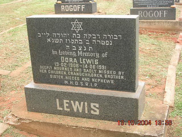 LEWIS Dora 1906-1991