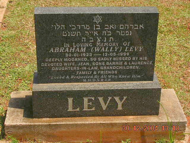 LEVY Abraham 1923-1999