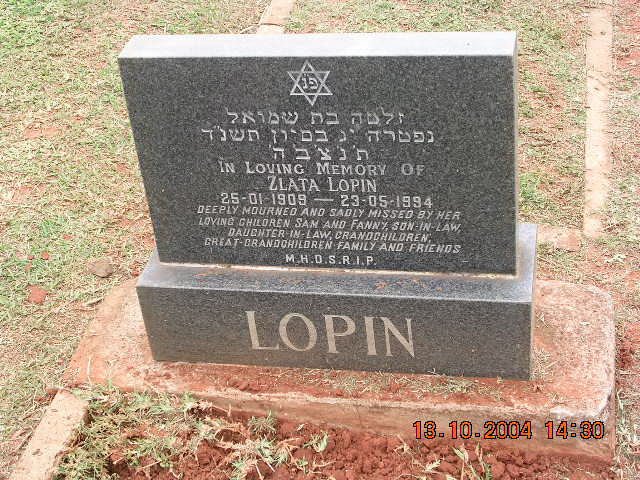 LOPIN Zlata 1909-1994