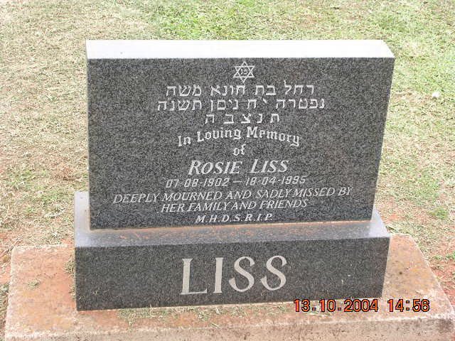 LISS Rosie 1902-1995