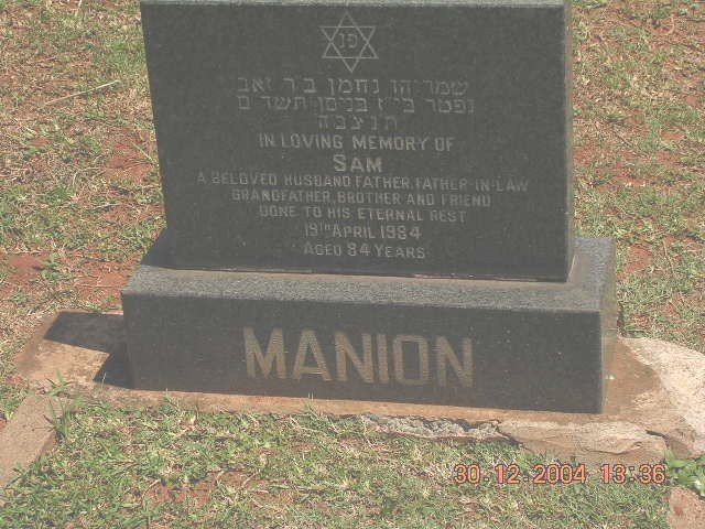 MANION Sam -1984