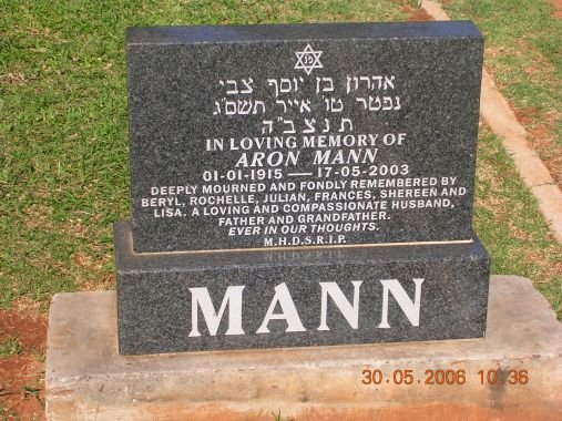 MANN Aron 1915-2003