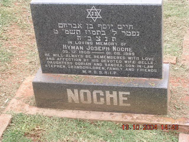 NOCHE Hyman Joseph 1909-1989