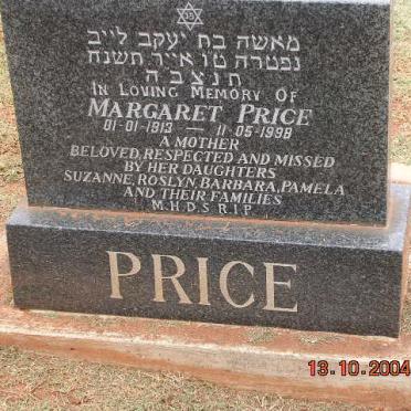 PRICE Margaret 1913-1998