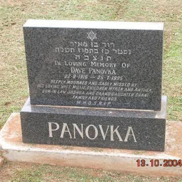 PANOVKA Dave 1916-1995