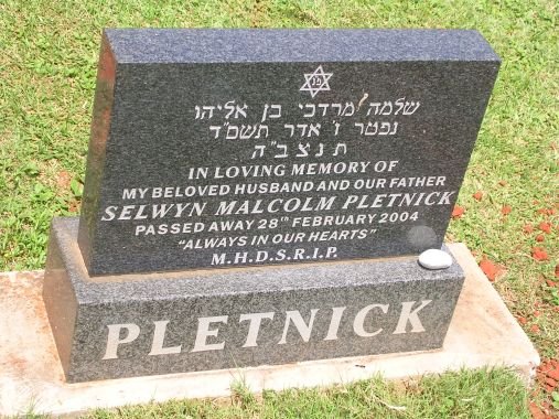 PLETNICK Selwyn Malcolm -2004