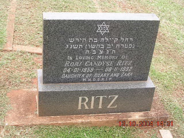 RITZ Rori Candyse 1959-1992