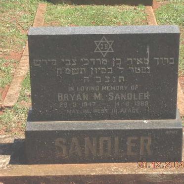 SANDLER Bryan M. 1947-19??