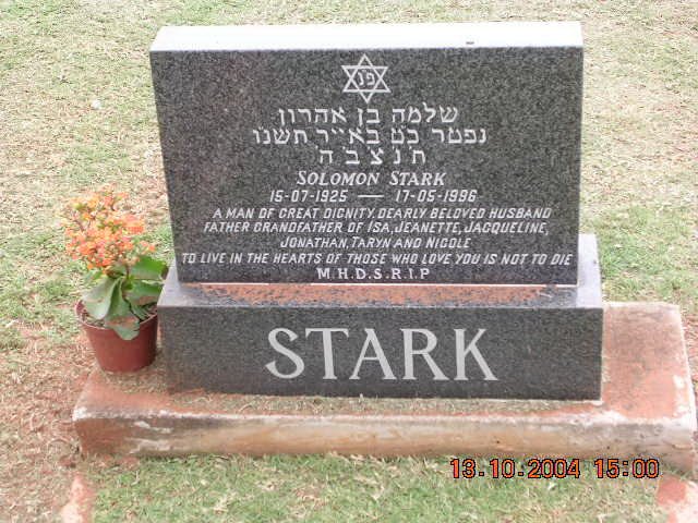 STARK Solomon 1925-1996