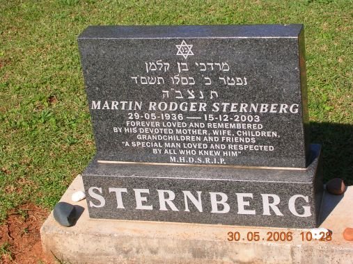 STERNBERG Martin Rodger 1936-2003