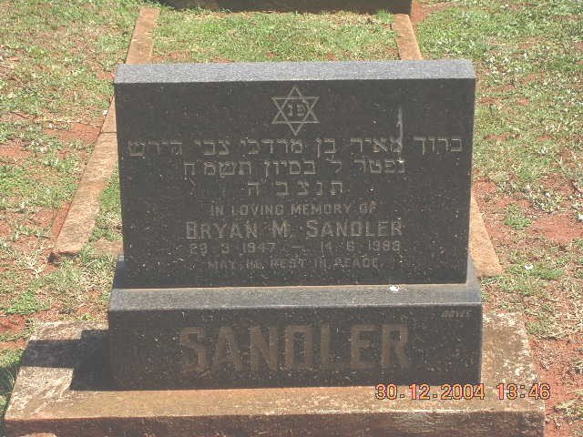 SANDLER Bryan M. 1947-19??