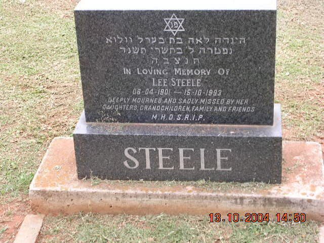 STEELE Lee 1901-1993