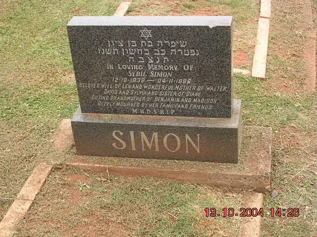 SIMON Sybil 1932-1996