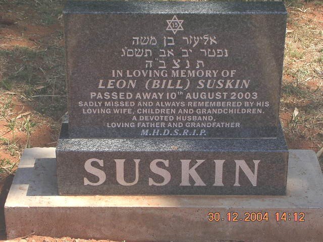 SUSKIN Leon -2003