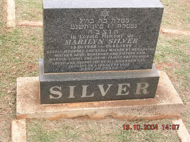 SILVER Marilyn 1958-1999